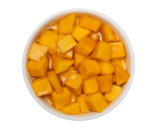 Canned mango